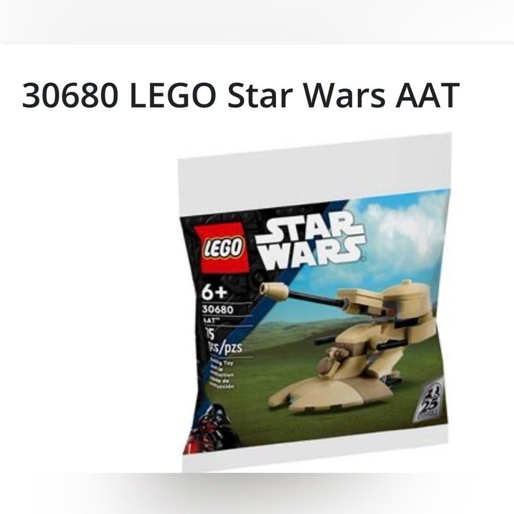 Lego Star Wars AAT set 3068 new in sealed package 75 pieces retired and rare